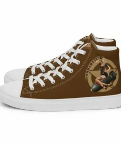 Bare Arms Gear Bombshells - Women’s High Top Canvas Shoes